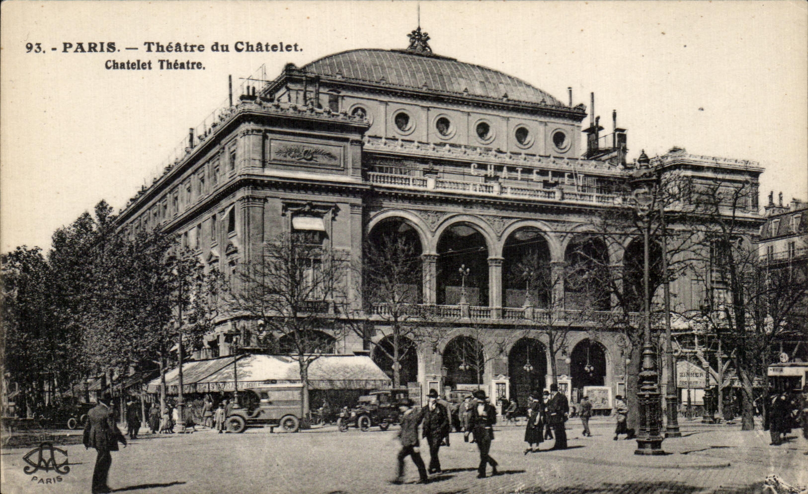 CPA Paris Theatre du Chatelet Chatelet Theatre
