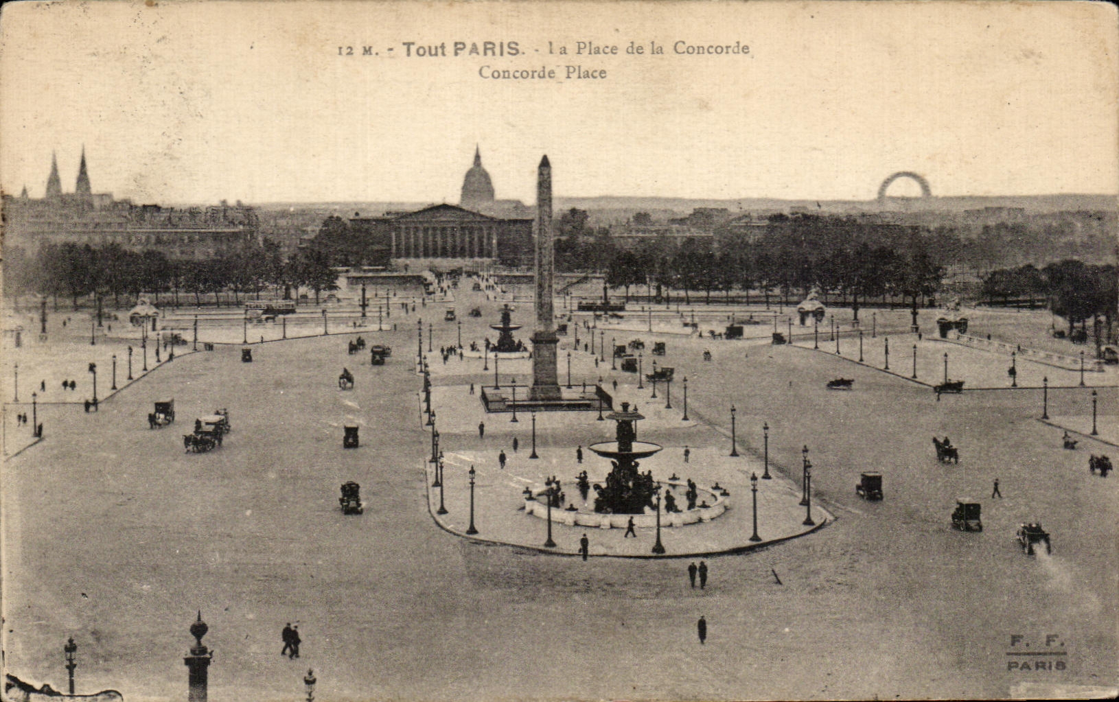 CPA Toul Paris La Place de la Concorde Concorde Place