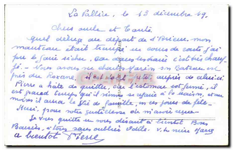 La Rochelle — Le Port et la Tour de l'Horloge — éditeur La Rochelle, n° 121 — Rückseite