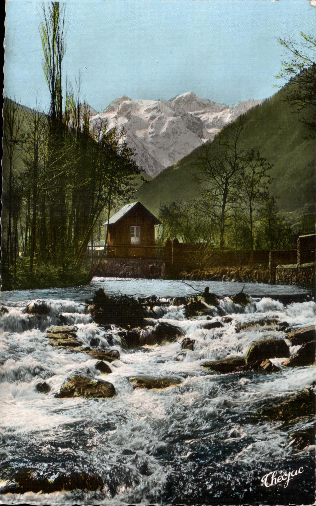 CPA Luchon La Reine des Pyrenees La Pique et le Port de Venasque