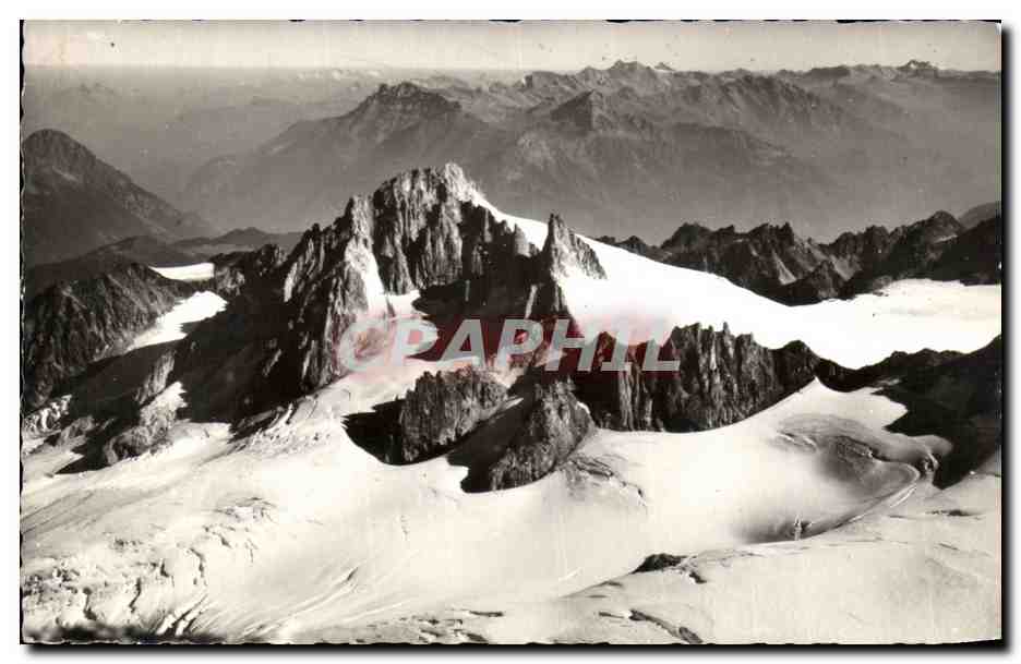 Aiguille du Tour (3542 m.) — vue depuis le Chardonnets — Photo Montblanc Cay-Coutte (Haute-Savoie)