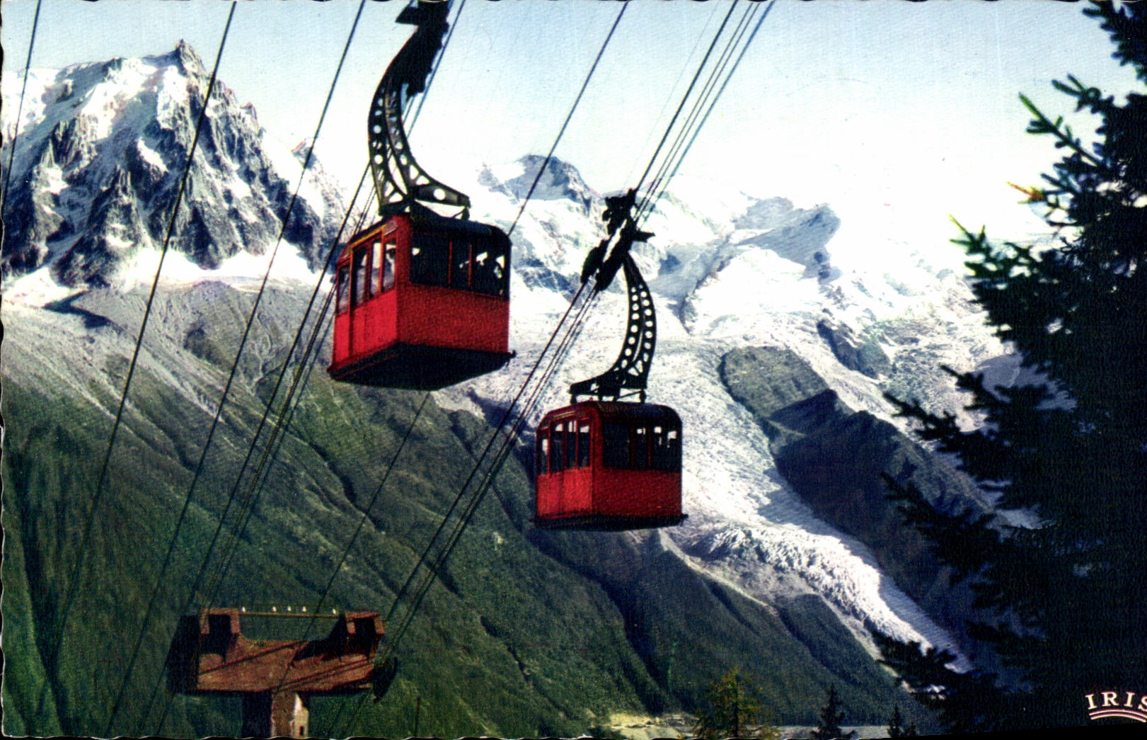 Chamonix - Mont Blanc und die Aiguille du Midi — Mexichrome, Serie 1578