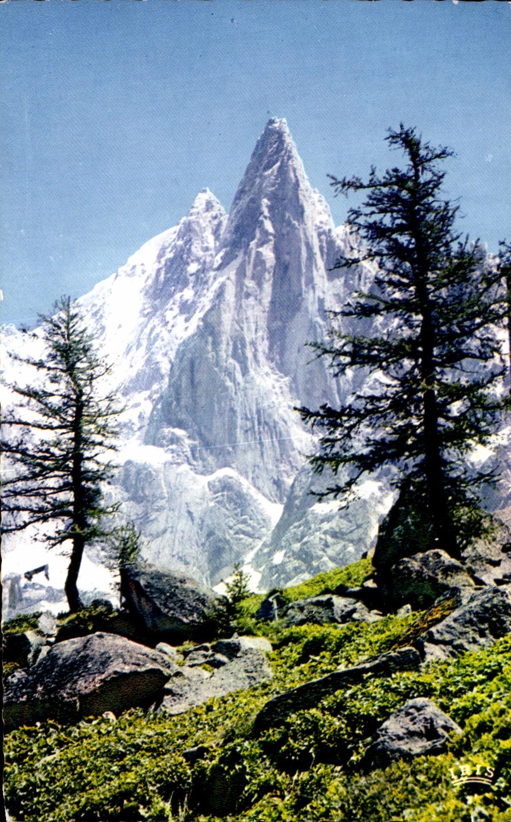 Die Drus und die Aiguille Verte — Chamonix — Mexichrome-Ausgabe