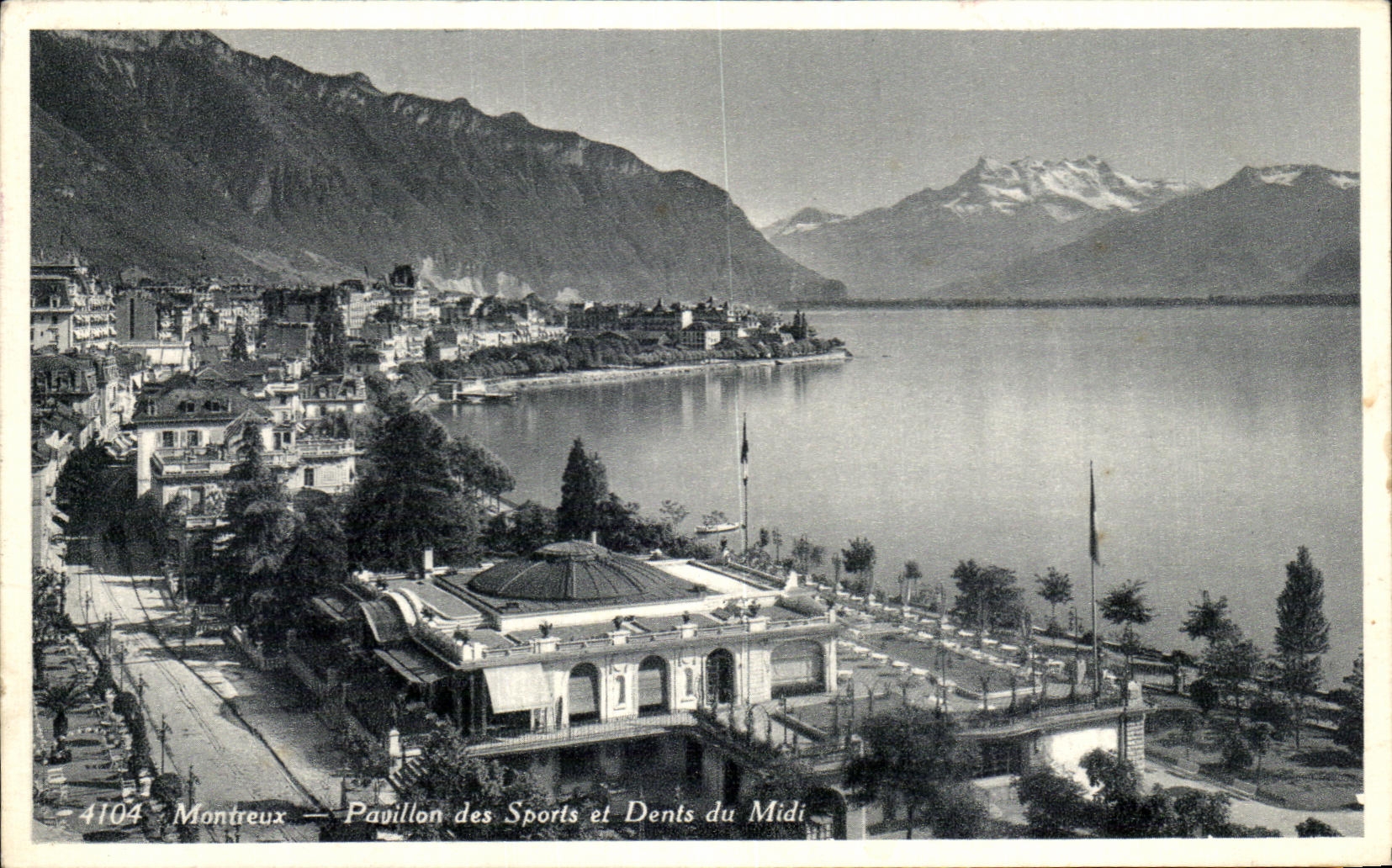 CPA Montreux Pavillon des Sports et Dents du midi Suisse