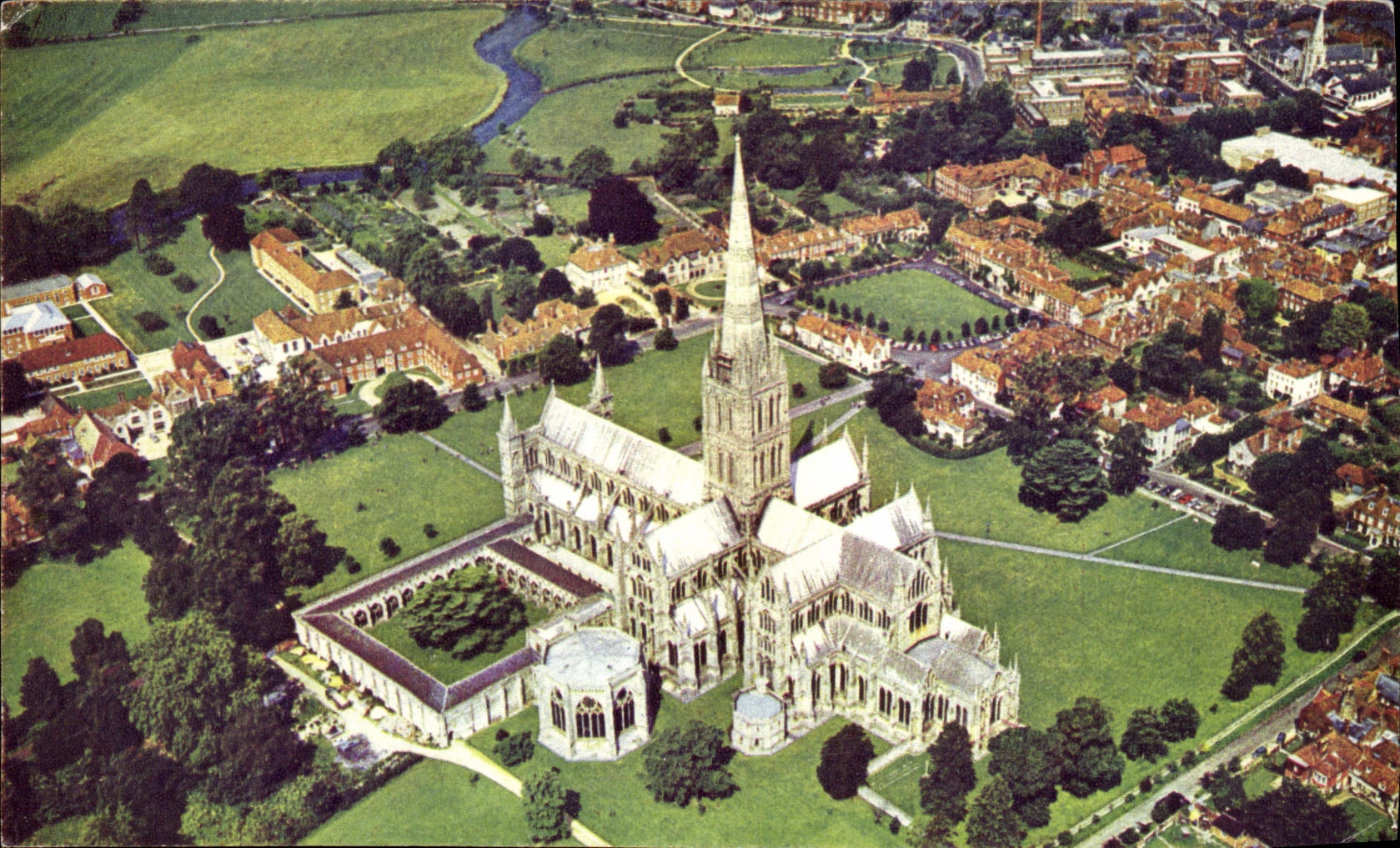 CPA Salisbury Cathedral from the Air