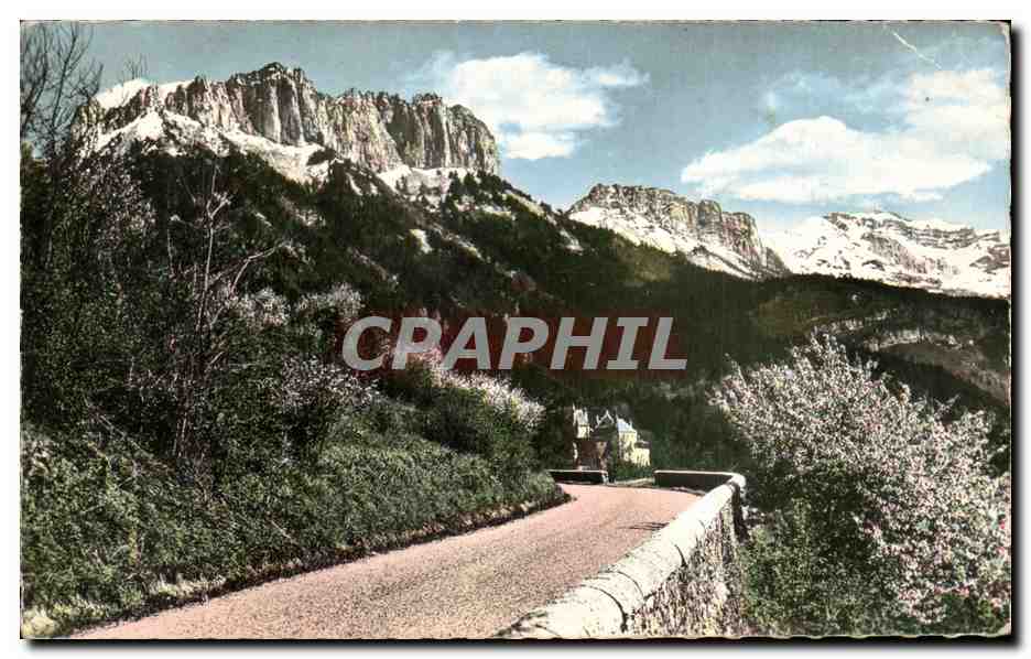 CPA Lac d Annecy Menthon Saint Bernard Route du Col de Bluffy le Chateau