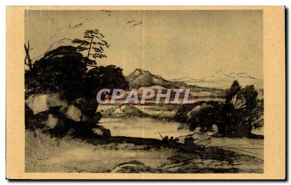CPA Claude Lorrain Paysage de la Campagne romain Claude Gelee 