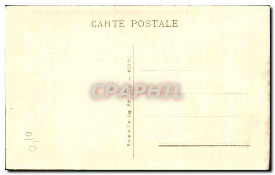CPA Jeanne D Arc A Domremy Joan of Arc — Verso