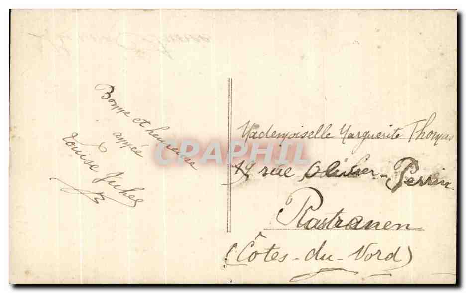 CPA Paysans Glaneurs — Verso