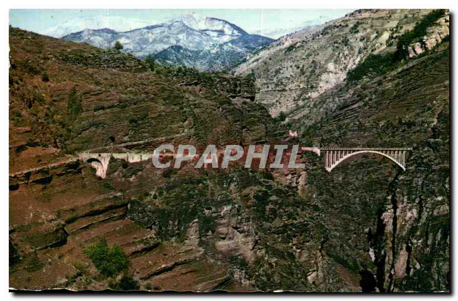CPA La Route des Grandes Alpes Les Gorges De Daluis Le Pont dub Saul de la Mariee