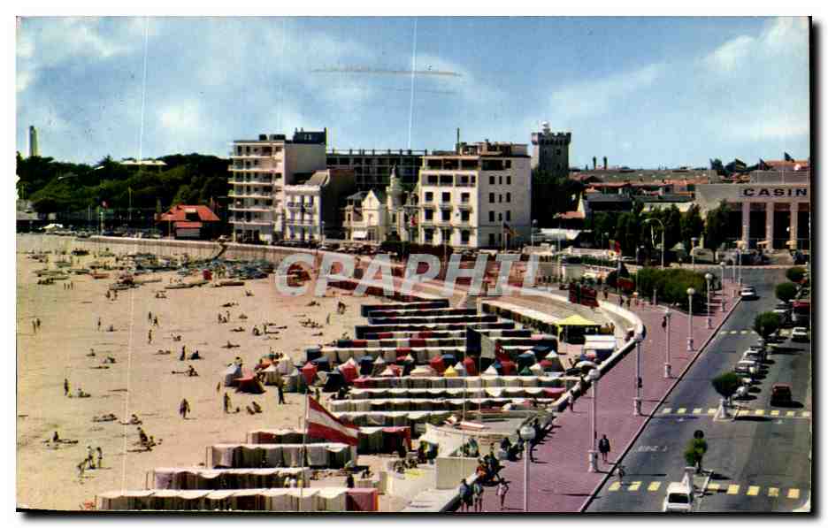 Les Sables-d'Olonne — Plage et casino — Éditeur Couleurs Nantes-Carquefou