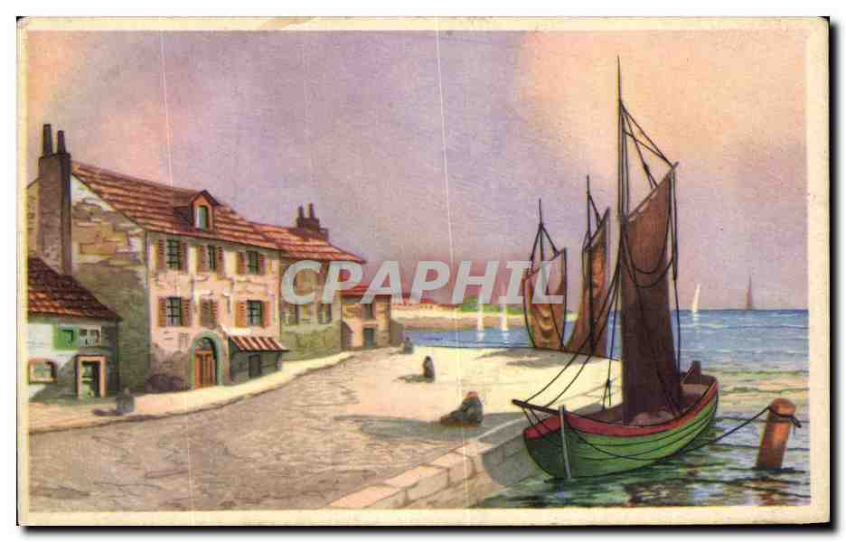 CPA Bateau Port 