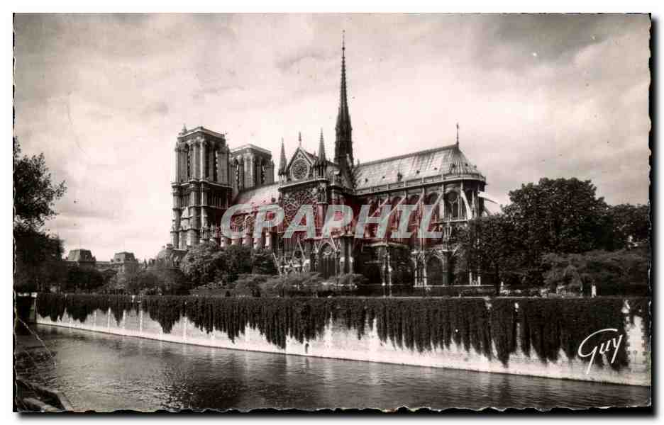 CPA Paris Et Ses Merveilles Abside de la cathedrale Notre Dame