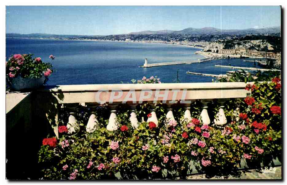 CPA La Cote d Azur French Riviera Nice Vue generale Generale View