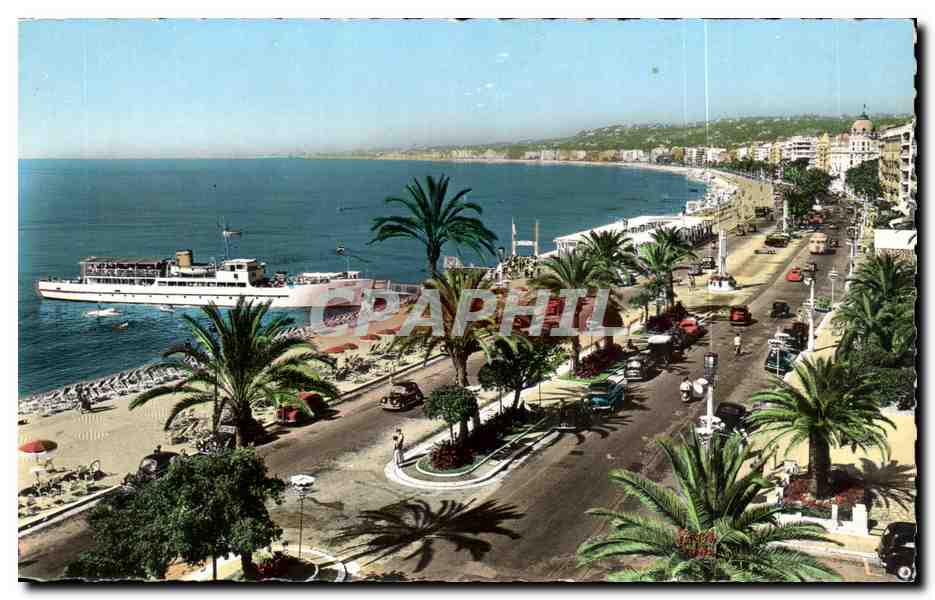 CPA Nice La Promenade des Anglais et la Baie des Anges