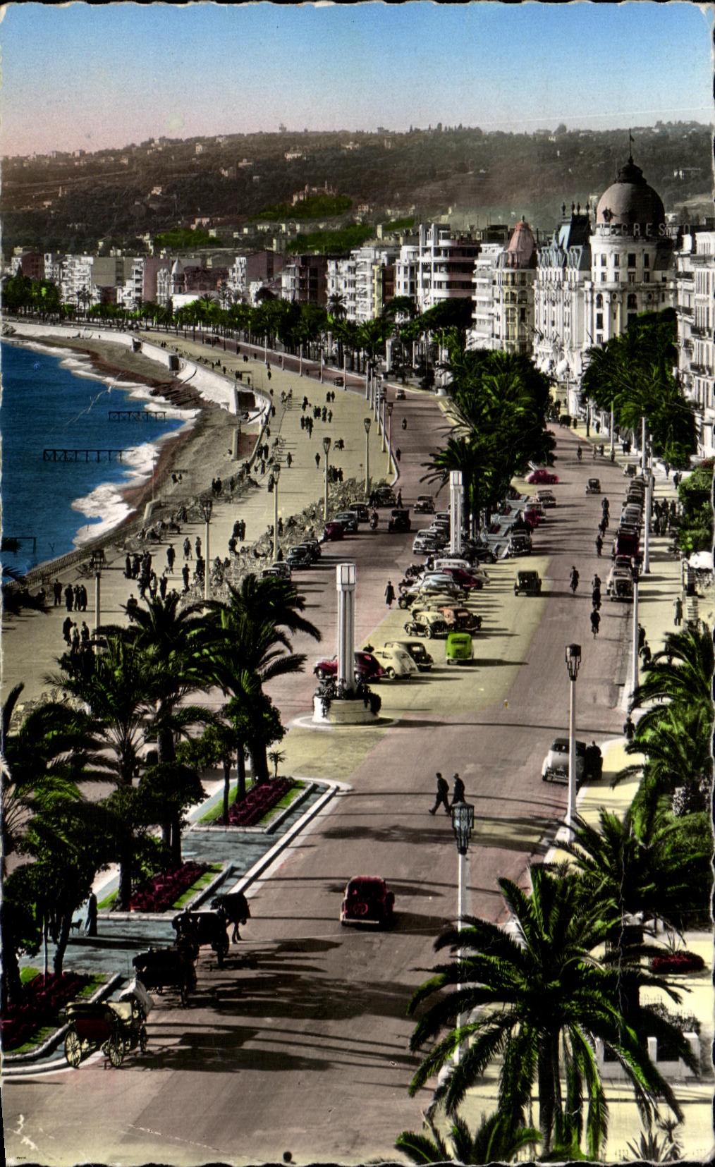 CPA Nice La Promenade des Anglais et la Baie des Anges