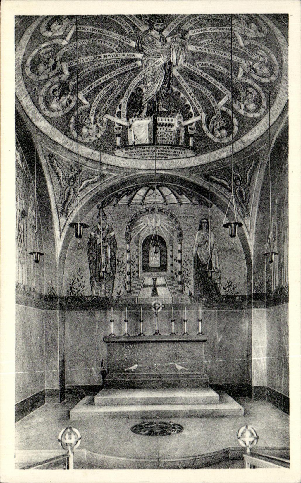 Chapelle des Larmes — Décoration Mosaïques — Mont Ste-Odile (alt. 763 m.)