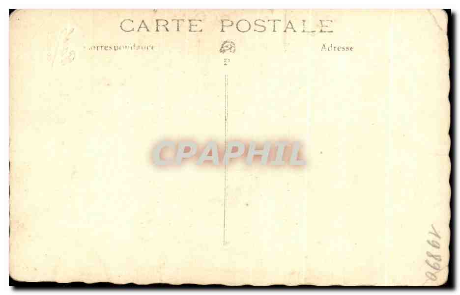 CARTE PHOTO FEmme Mariage Wedding — Verso