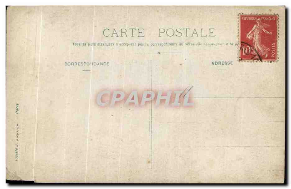 CARTE PHOTO Nacelle ballon Dirigeable  — Rückseite