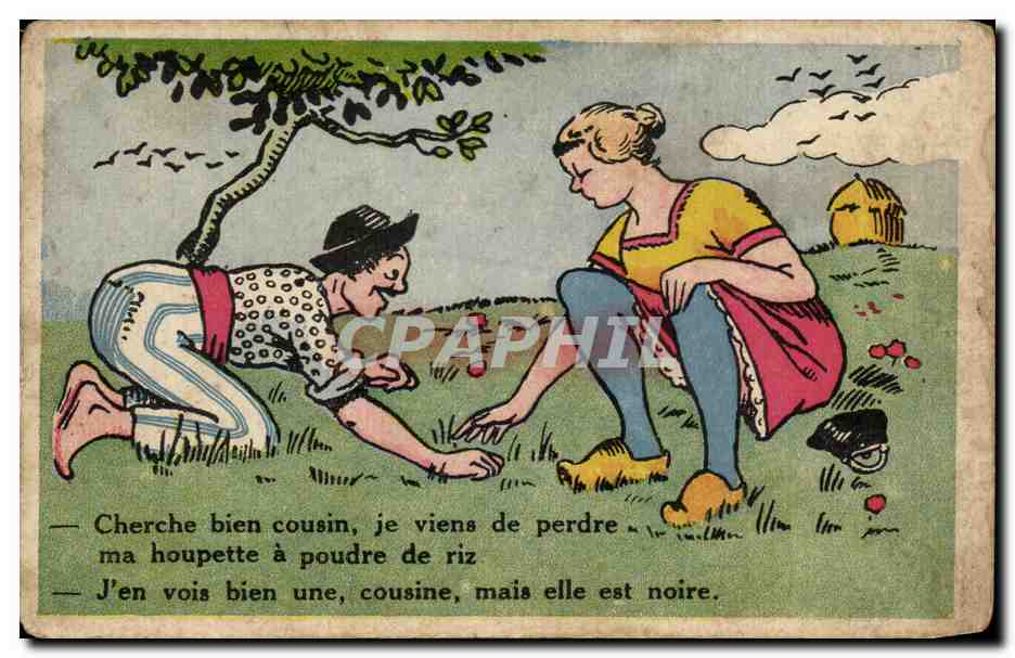 Cousin et cousine à la recherche d'une houpette de riz — éditions de la Couronne, n° 102