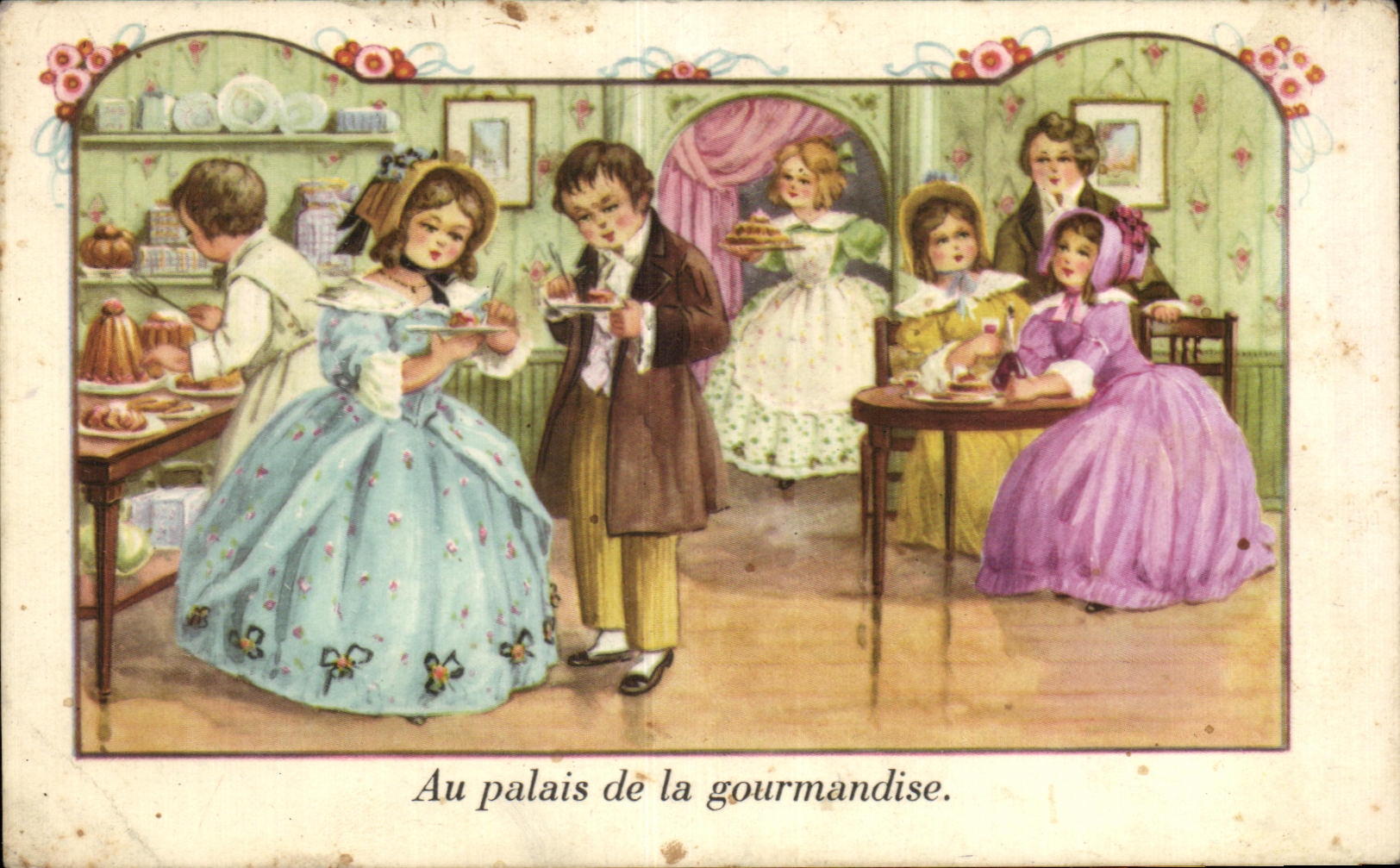 CPA Au palais de la gourmandise Enfants