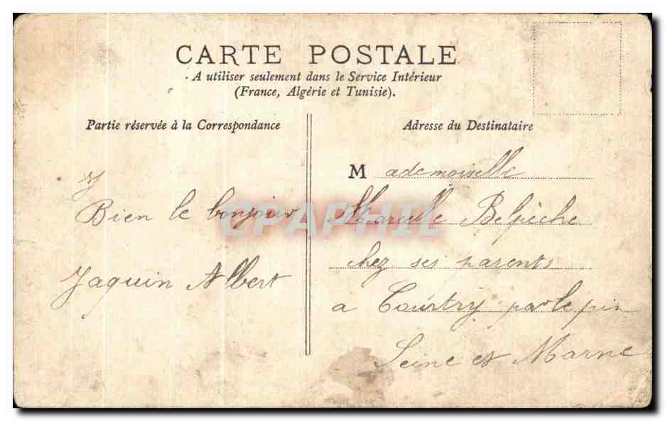 CPA Militaria Humour Le trousseau — Reverso
