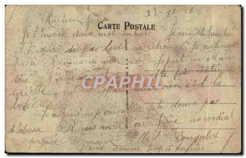 Jalouse — scène de dispute — éditeur non visible, n° 361 — Verso