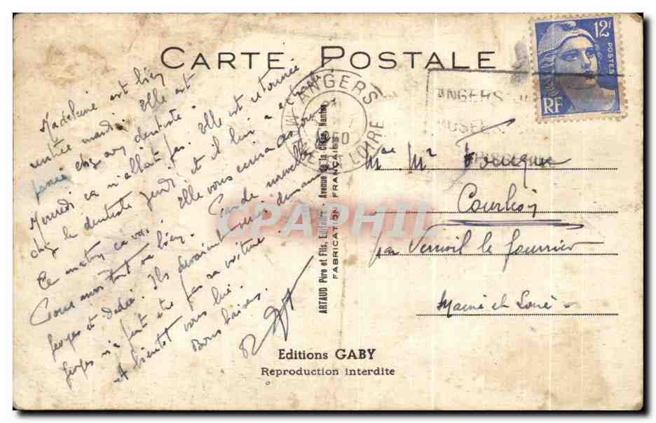 CPA Le Poivrot Une panne d essence tas d ldlots faltes comme moi marchez a l alcool — Verso