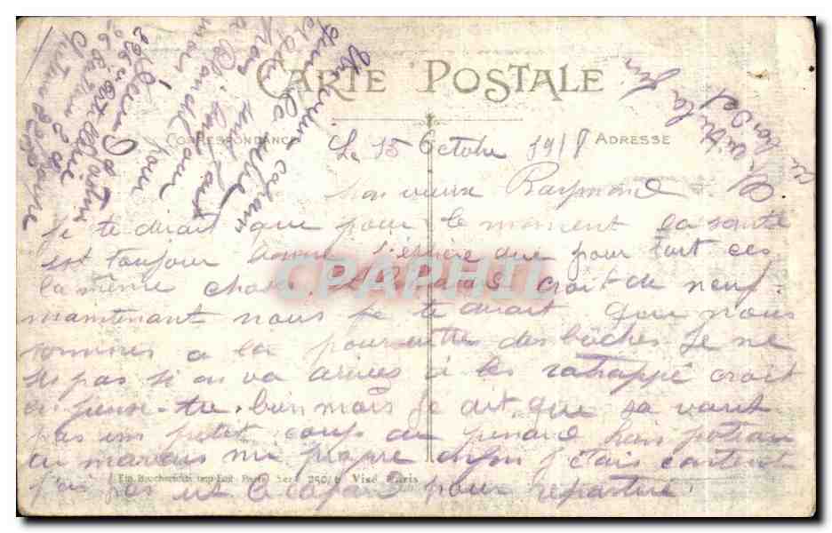 CPA En Convalo Pas si pres Marraine le Major m a defendu les excitants Militaria  — Rückseite