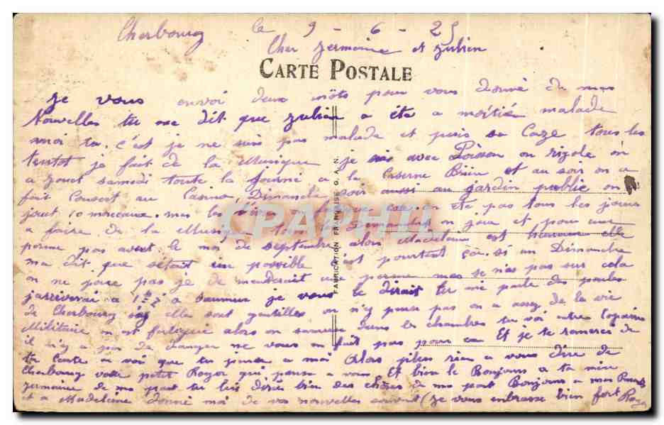 CPA Tu Me Catouilles Zoseph Couple Humour  — Rückseite