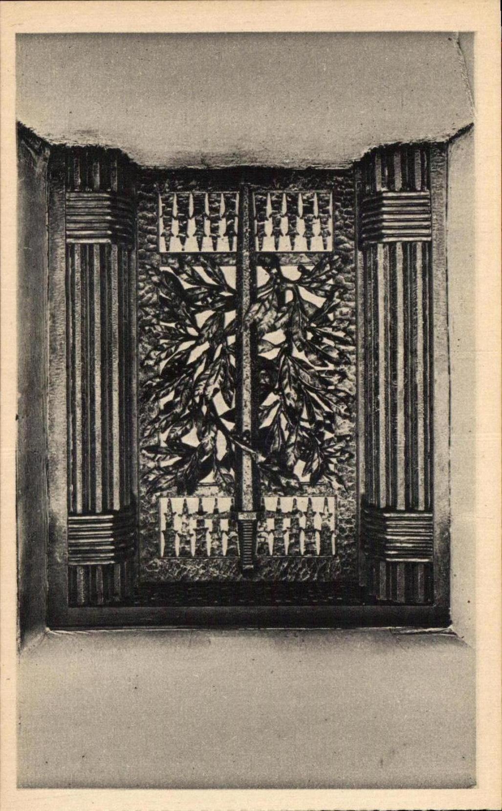 Porte en fer forgé de la tranchée — Verdun — Edition Verdun