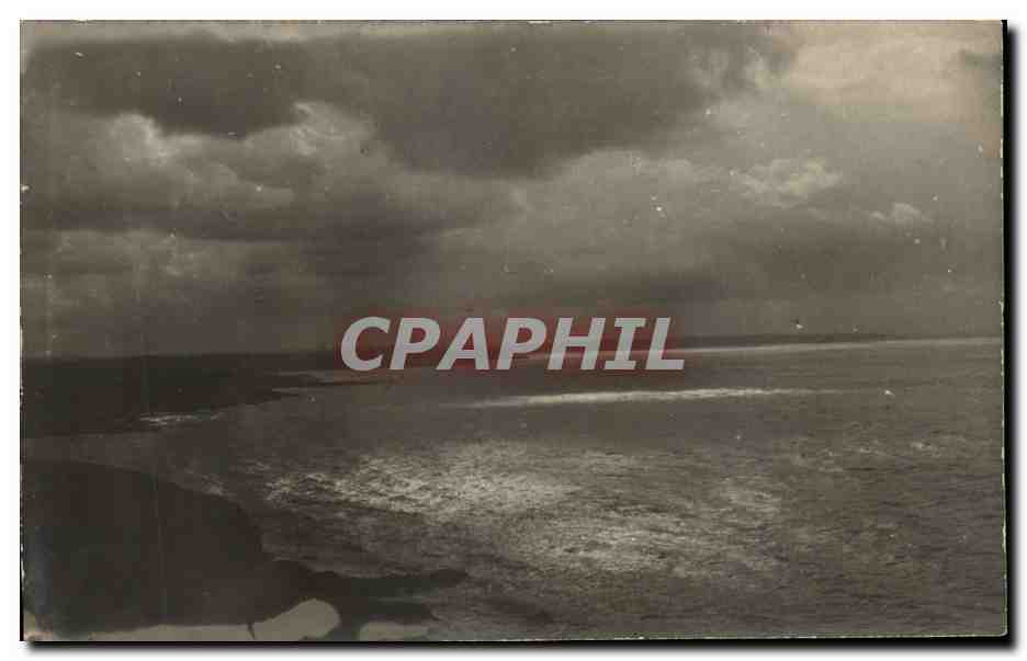 CARTE PHOTO Vagues 