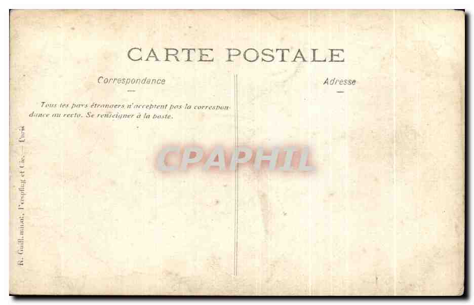 CARTE PHOTO Femme et ses chiens Folklore — Rückseite