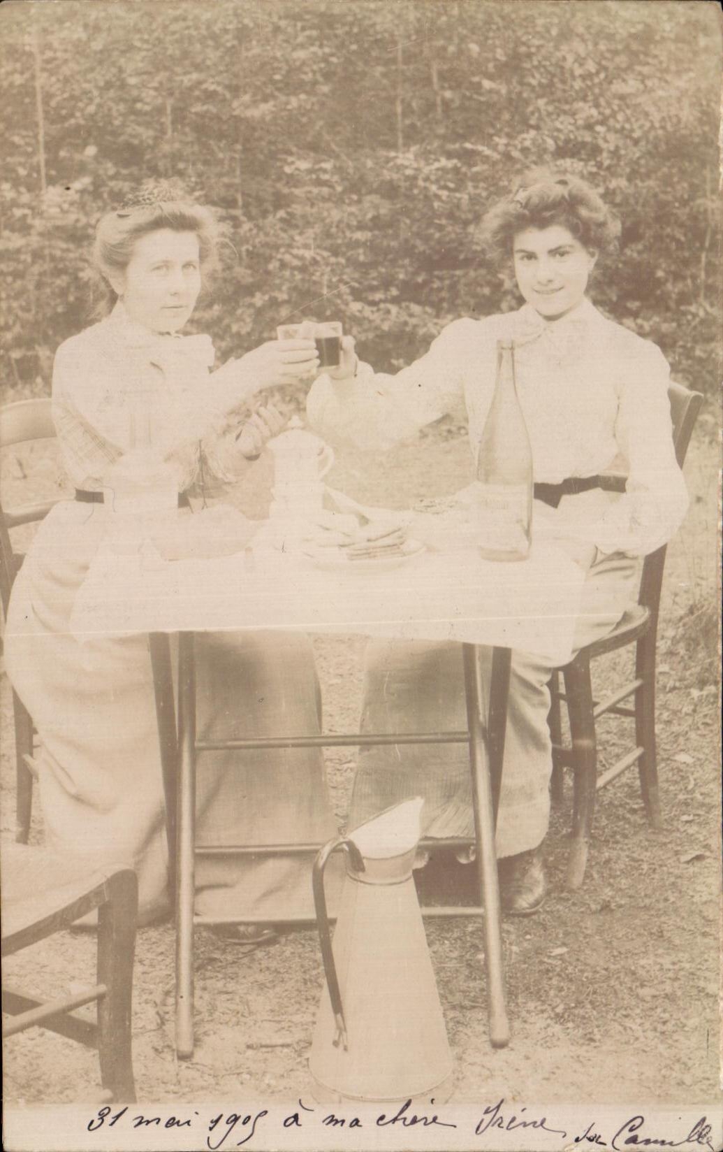 CARTE PHOTO Femmes Nogent en By