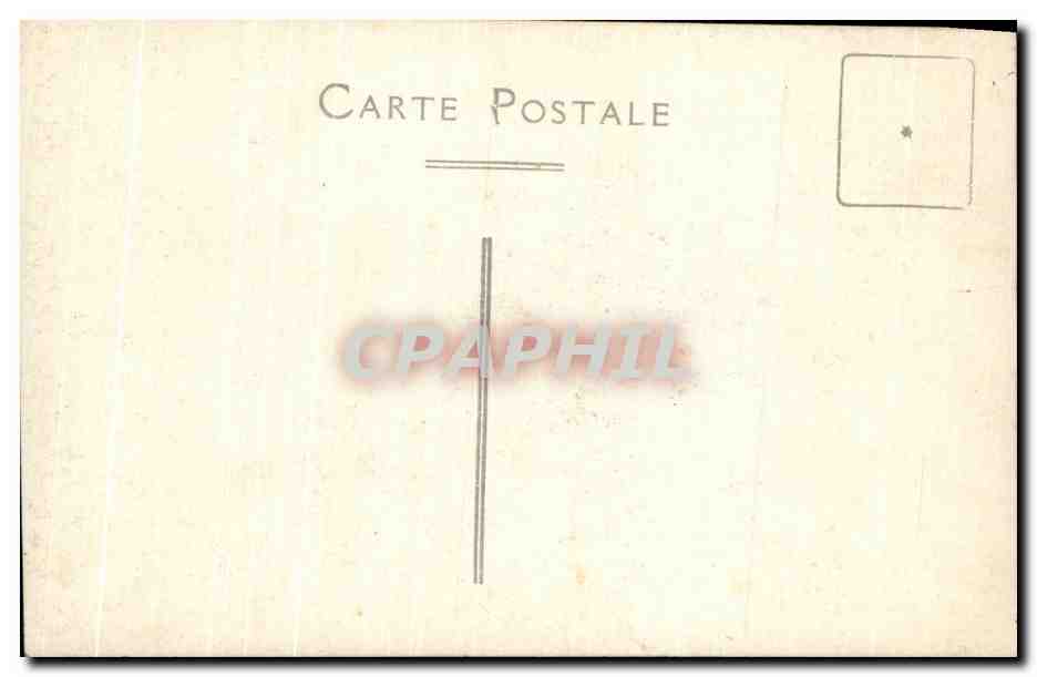 CARTE PHOTO Cathedrale et miltiaire — Rückseite