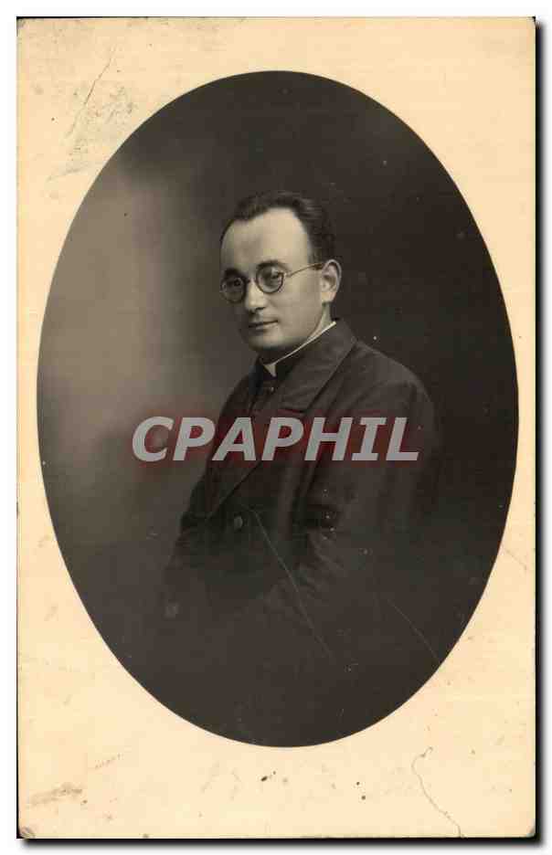 CARTE PHOTO Homme a lunettes