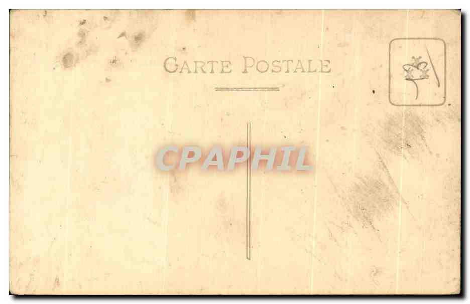 CARTE PHOTO Homme a lunettes — Rückseite
