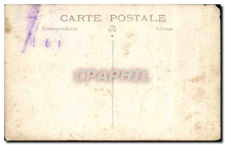 CARTE PHOTO Famille Enfants — Rückseite