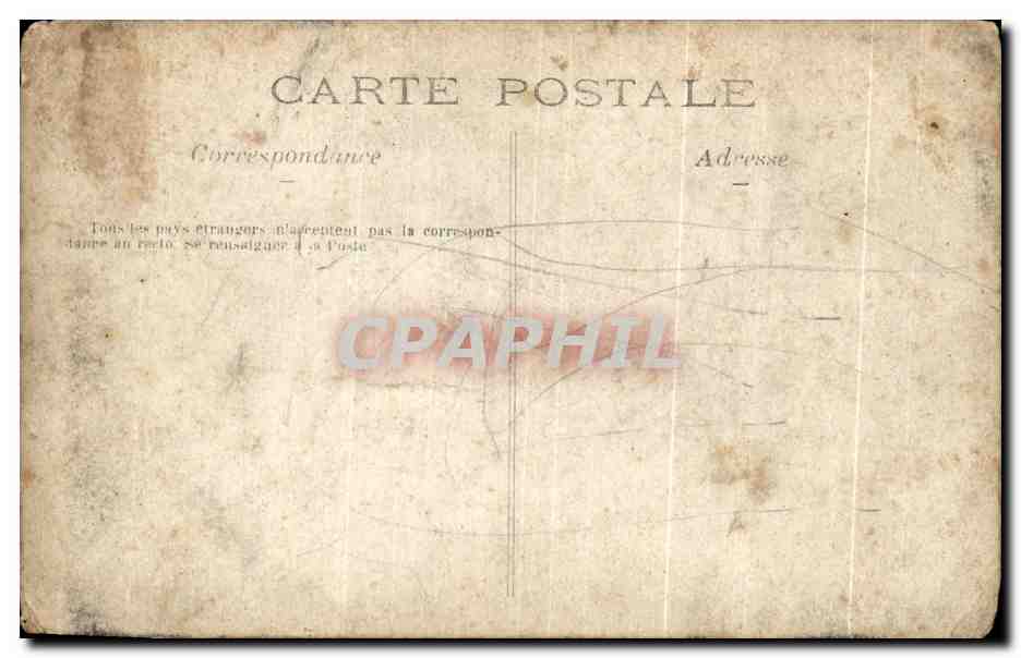 CARTE PHOTO Paysans a al campagne  — Rückseite