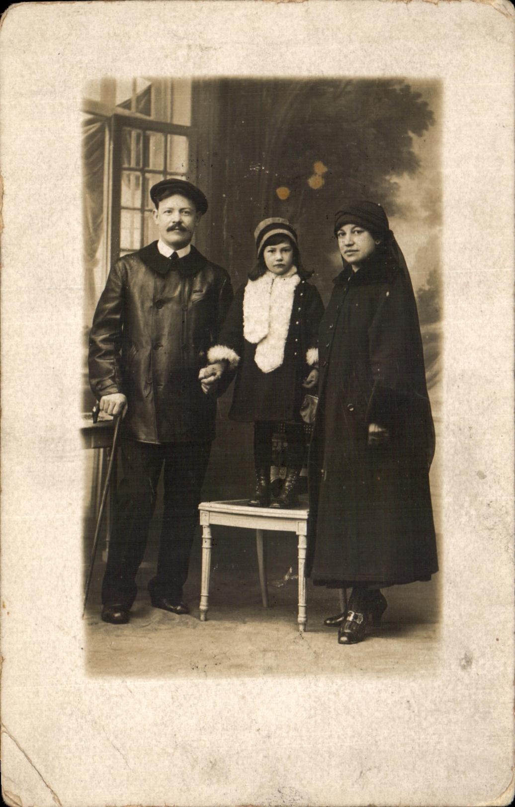 CARTE PHOTO Voie ferree sous la neige 