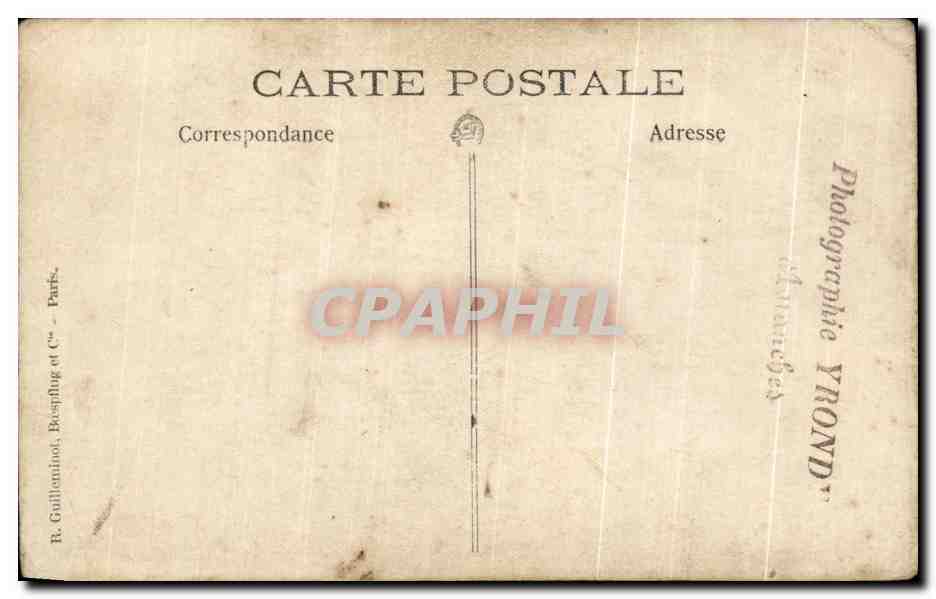 CARTE PHOTO Femmet et Enfants — Rückseite