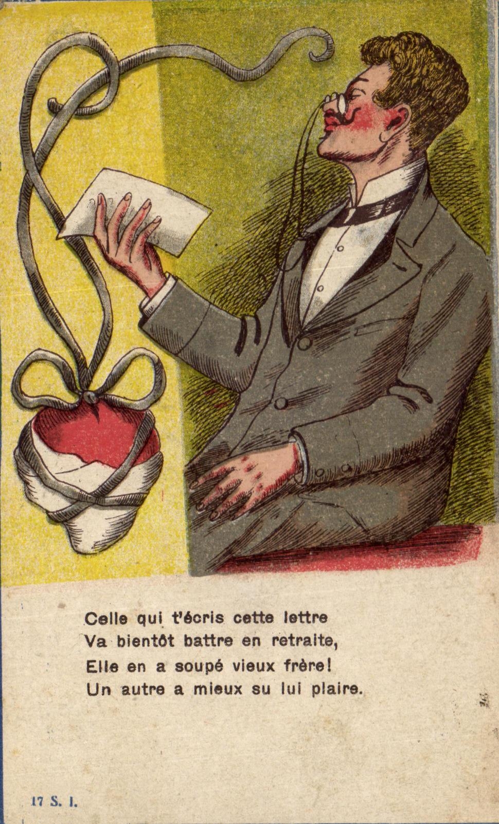 Homme en costume élégant — poème amoureux — S.I. n°17