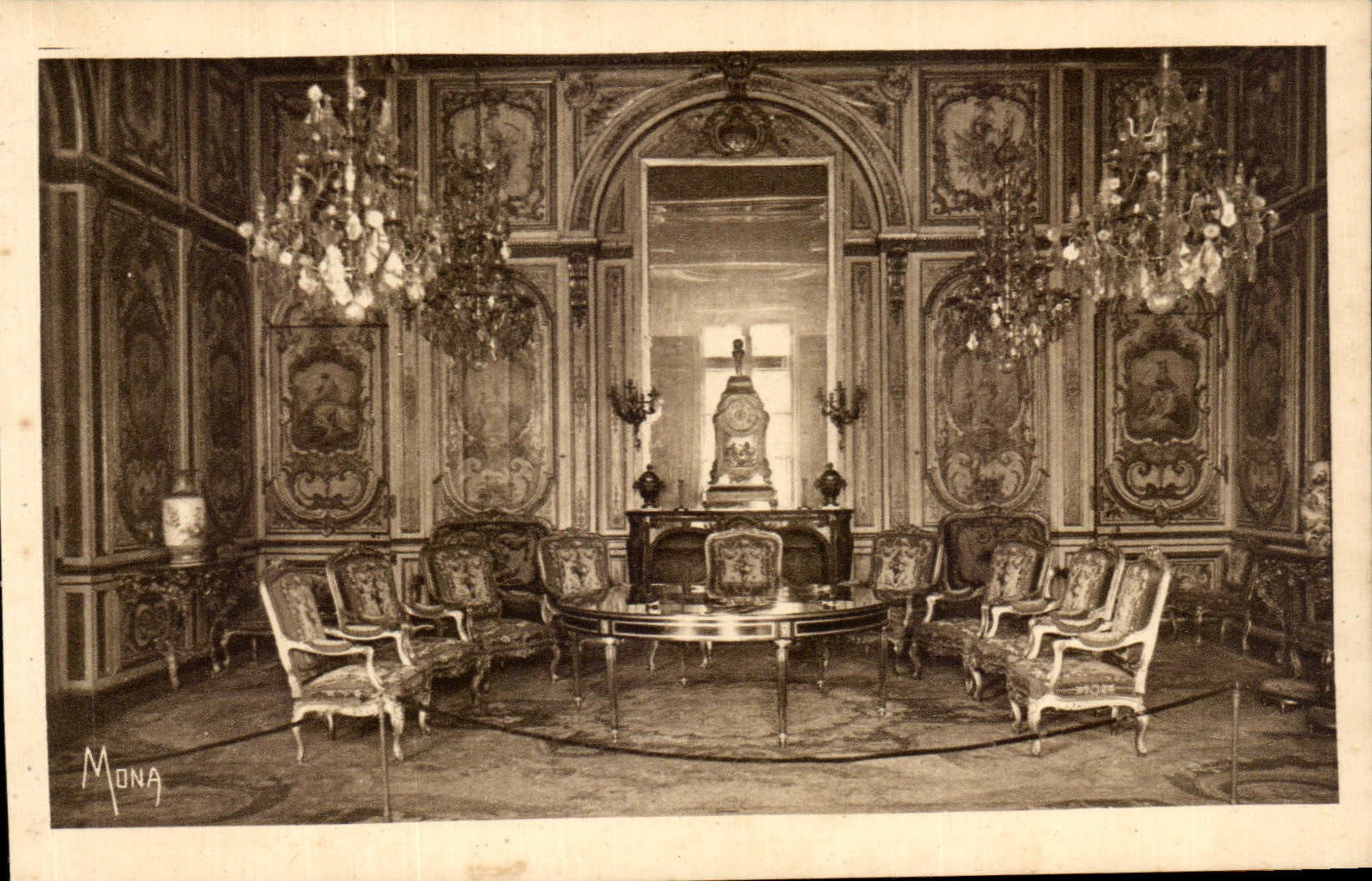 Der Ratssaal — Schloss Fontainebleau — Verlag MONA, n° 508