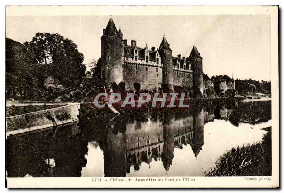 Château de Josselin au bord de l'Oust — Rennes, n° 1711