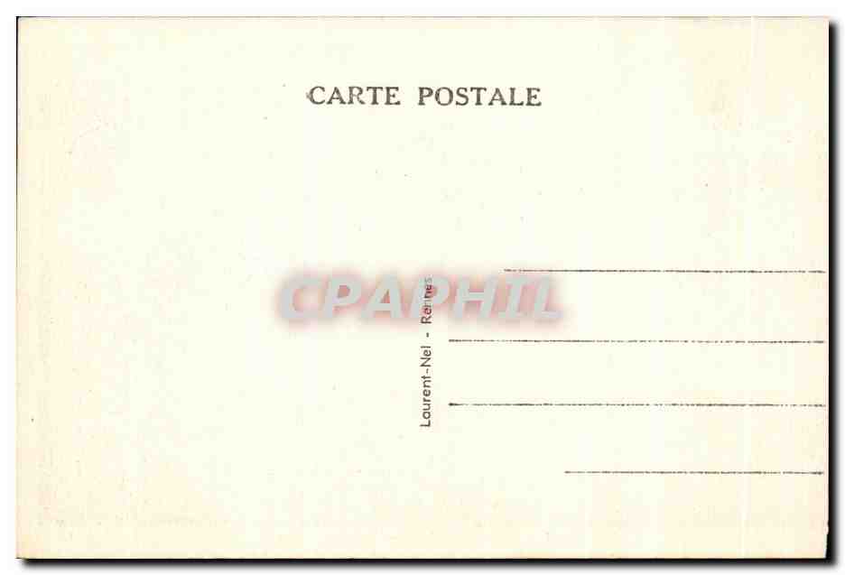 Château de Josselin au bord de l'Oust — Rennes, n° 1711 — Verso