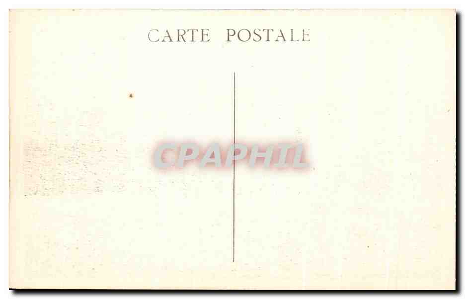 CPA Marseille La place Castellane Fontaine Cantinl et N D de la Garde — Verso