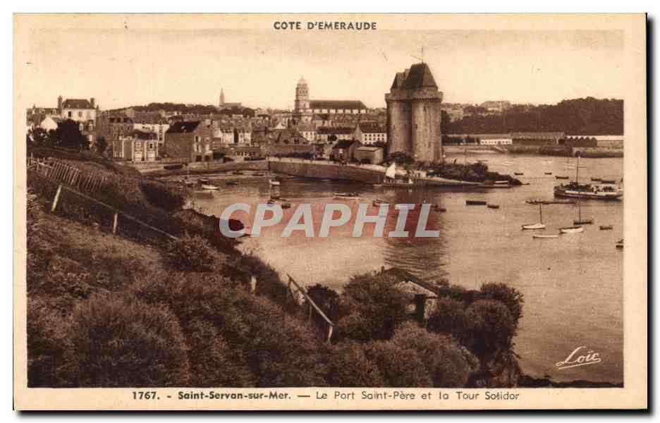 Saint-Servan-sur-Mer — Le Port Saint-Père et la Tour Solidor — Loïc