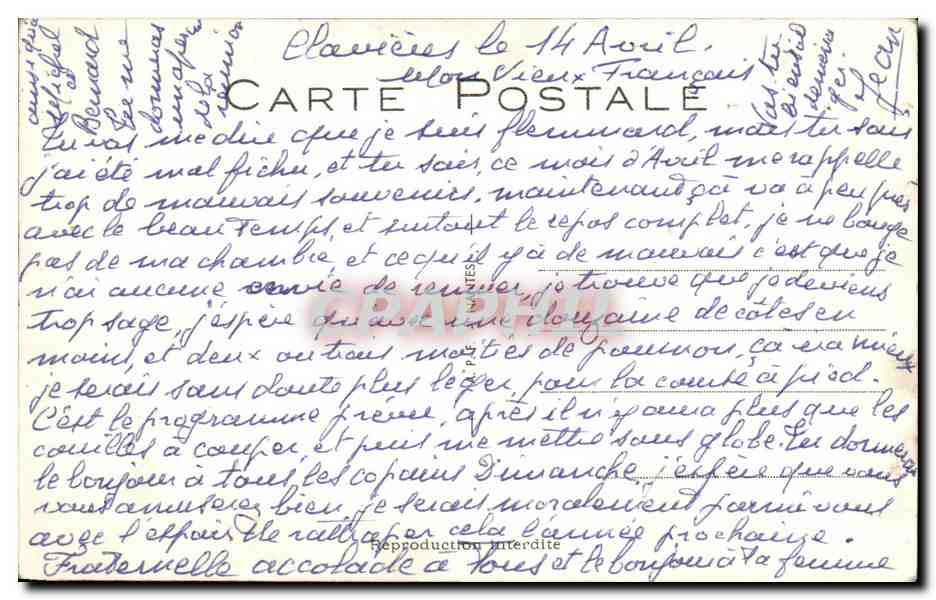 CPA Oh chouette du 3 etoiles Alcool ivrogne Humour  — Verso