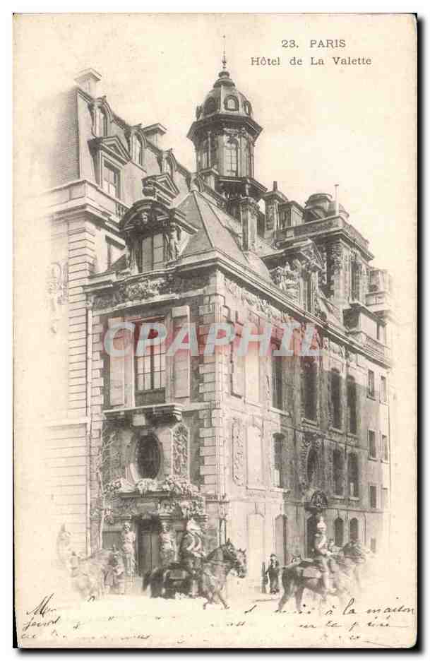 CPA Paris Hotel de La Valette