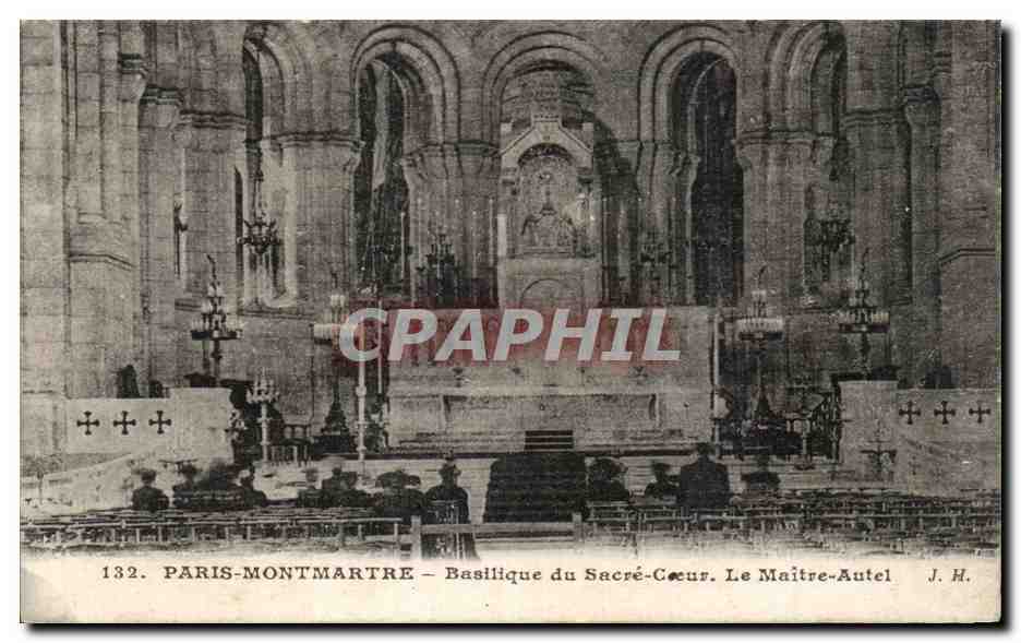 CPA Paris Montmartre Basilique du Sacre Coeur Le Maitre Autel